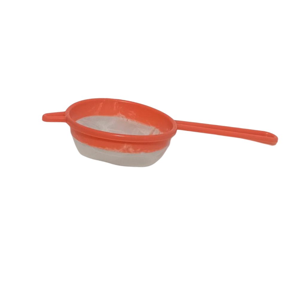 Plastic milk strainer with long handle