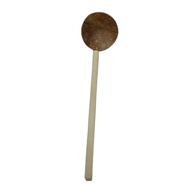 Coconut shell ladle, large