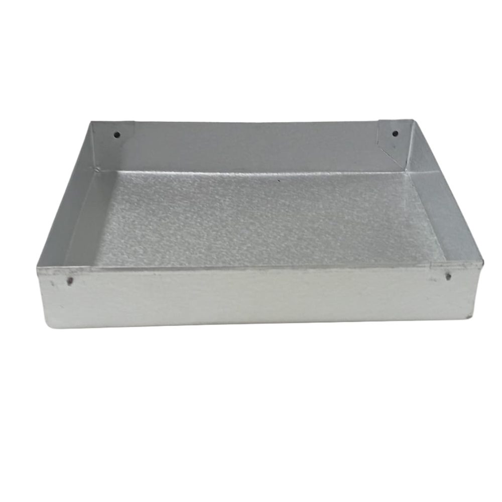 Galvanised rectangular cake tin