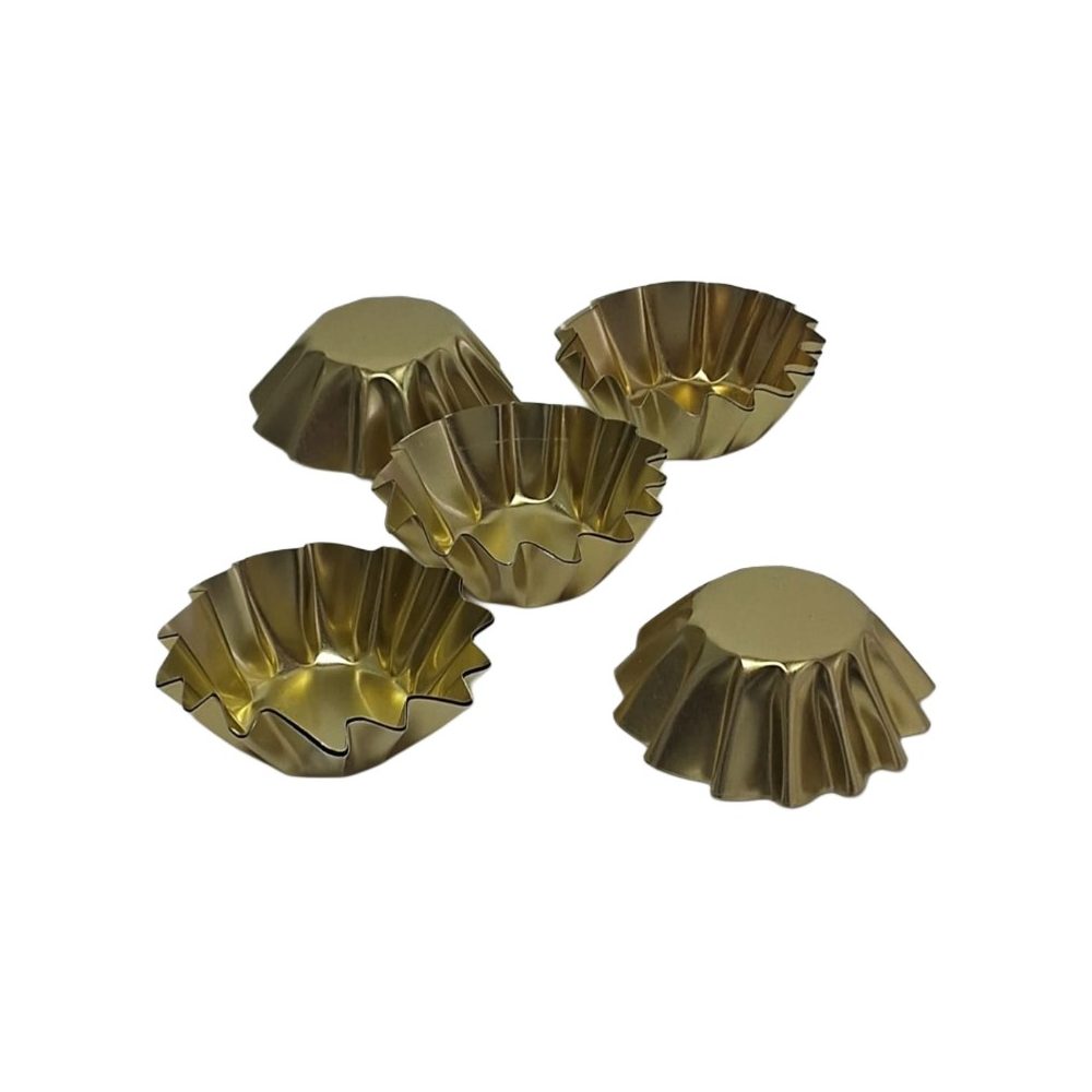 Fluted Patty Pan Moulds, 10 Pack