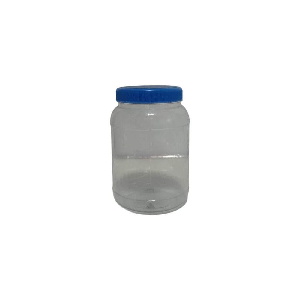 Clear PVC Storage Jar, 2kg
