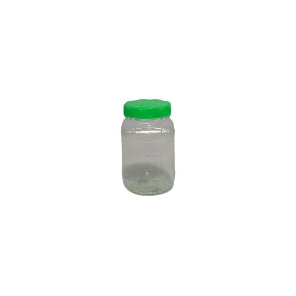 Clear Plastic Storage Jar, Half Pound