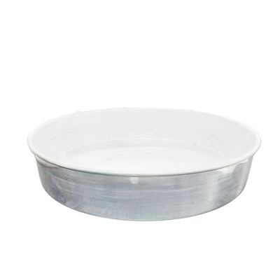 Round aluminium cake baking tray