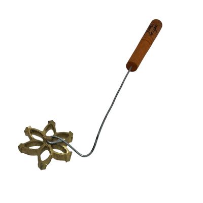 Brass Kokis Mould, Flower Shape