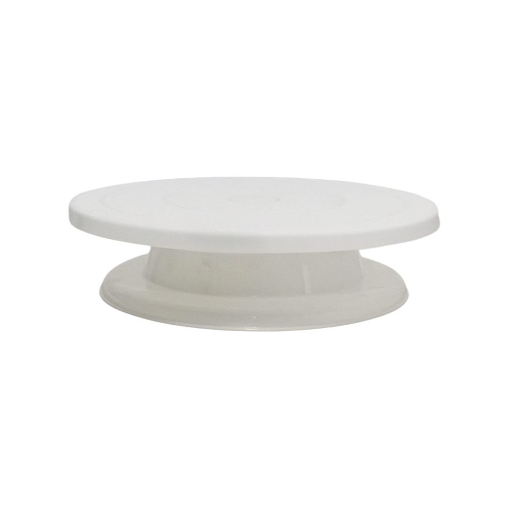 Rotating cake decorating turntable