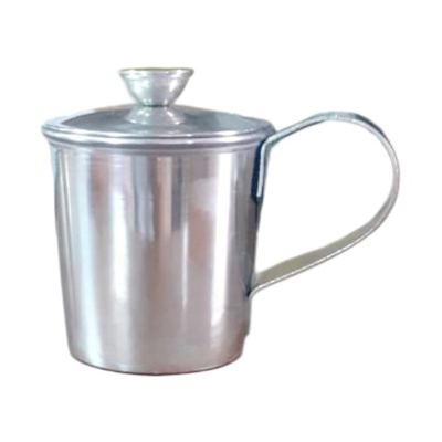 Stainless Steel Lidded Mug No.1