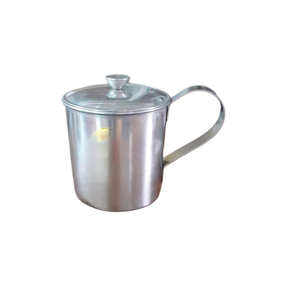 Stainless Steel Covered Mug With Lid
