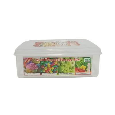 Clear Plastic Food Storage Box (Small)