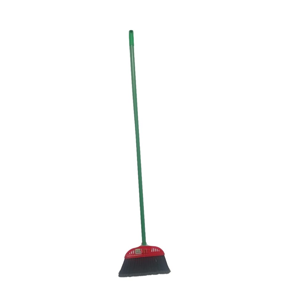 Plastic Broom with Iron Handle