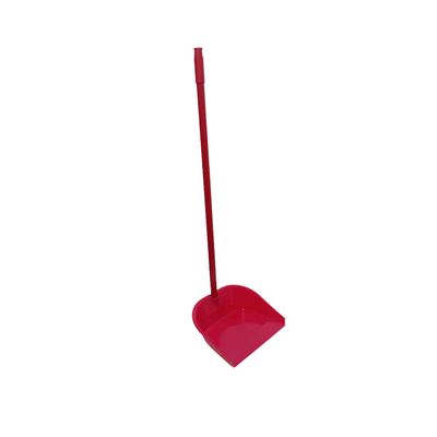Long-handle plastic dust pan