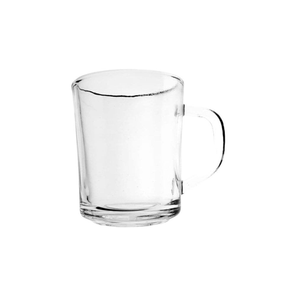 Clear Glass Tea Mug 225ml