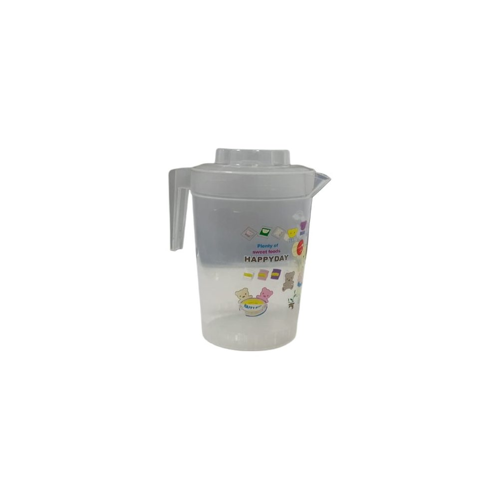 Clear Plastic Water Jug with Lid