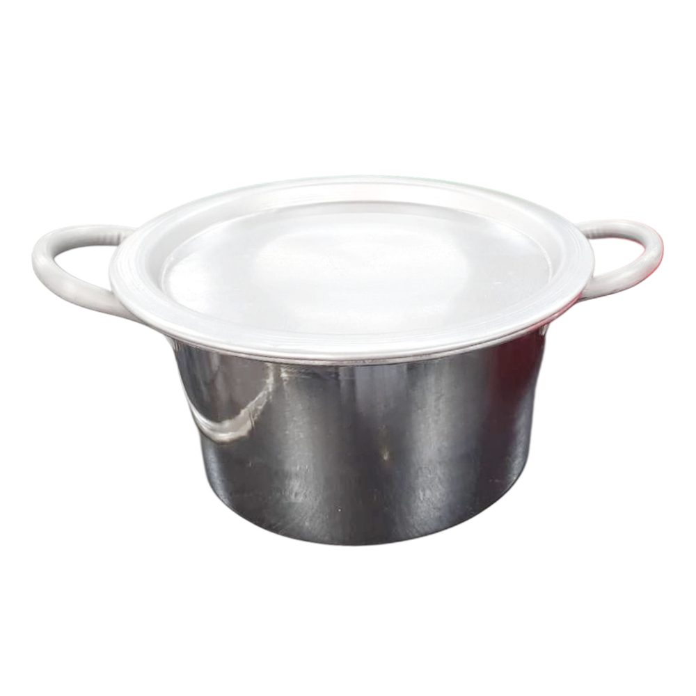 Aluminium saucepan with lid, No.8