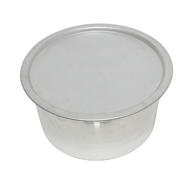 Aluminium saucepan with lid, large