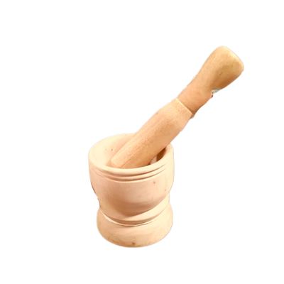 Wooden Mortar and Pestle, No. 3