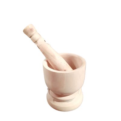 Wooden Pestle and Mortar Set