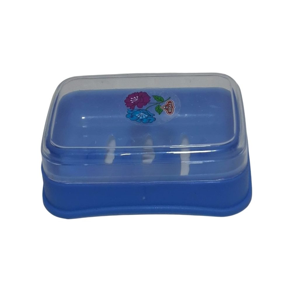 Plastic soap case with lid