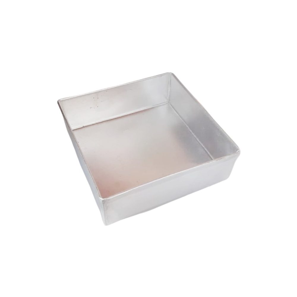 Square Aluminium Cake Tray 9"