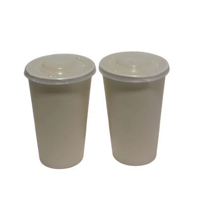 300ml Plastic Tumblers With Lids (5 Pack)
