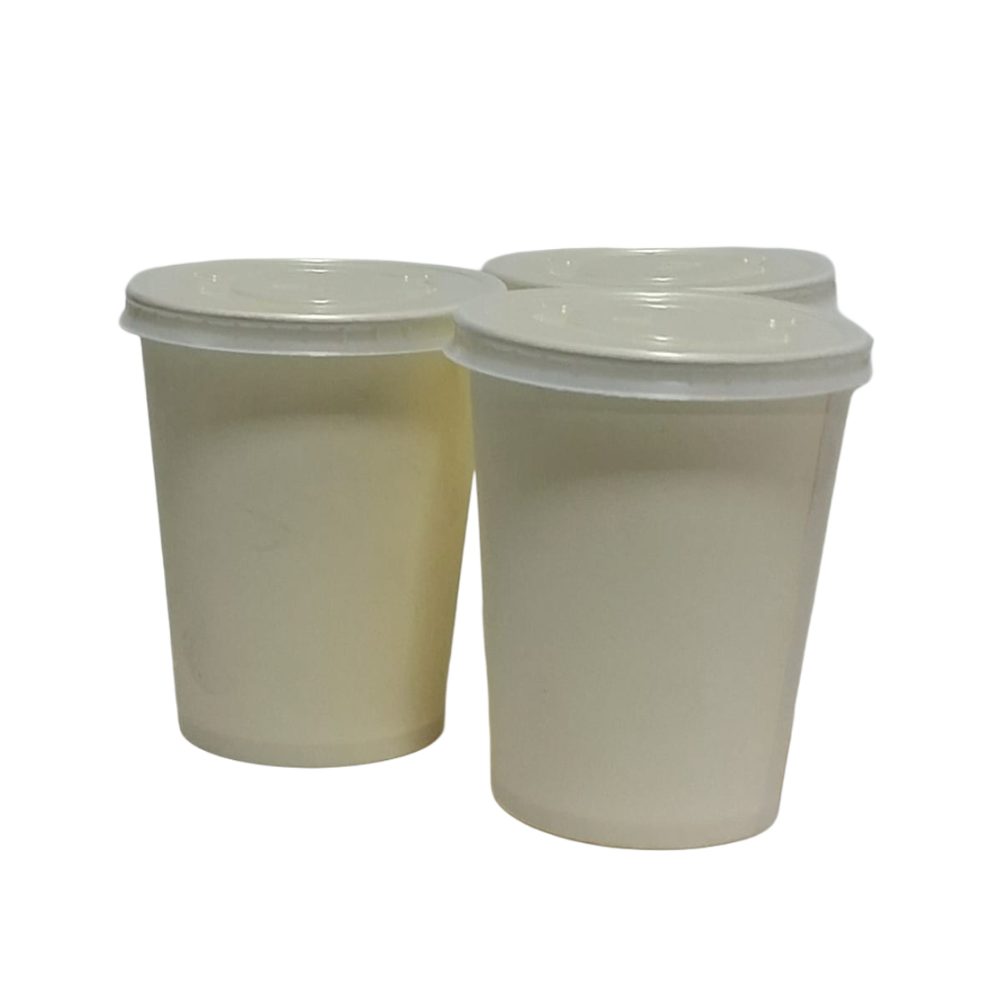 200ml Plastic Tumbler Set with Lids (5pcs)