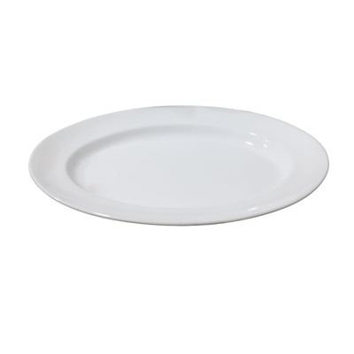 Dankotuwa White Oval Platter 16"
