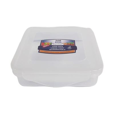 Clear Square Food Storage Box 500ml