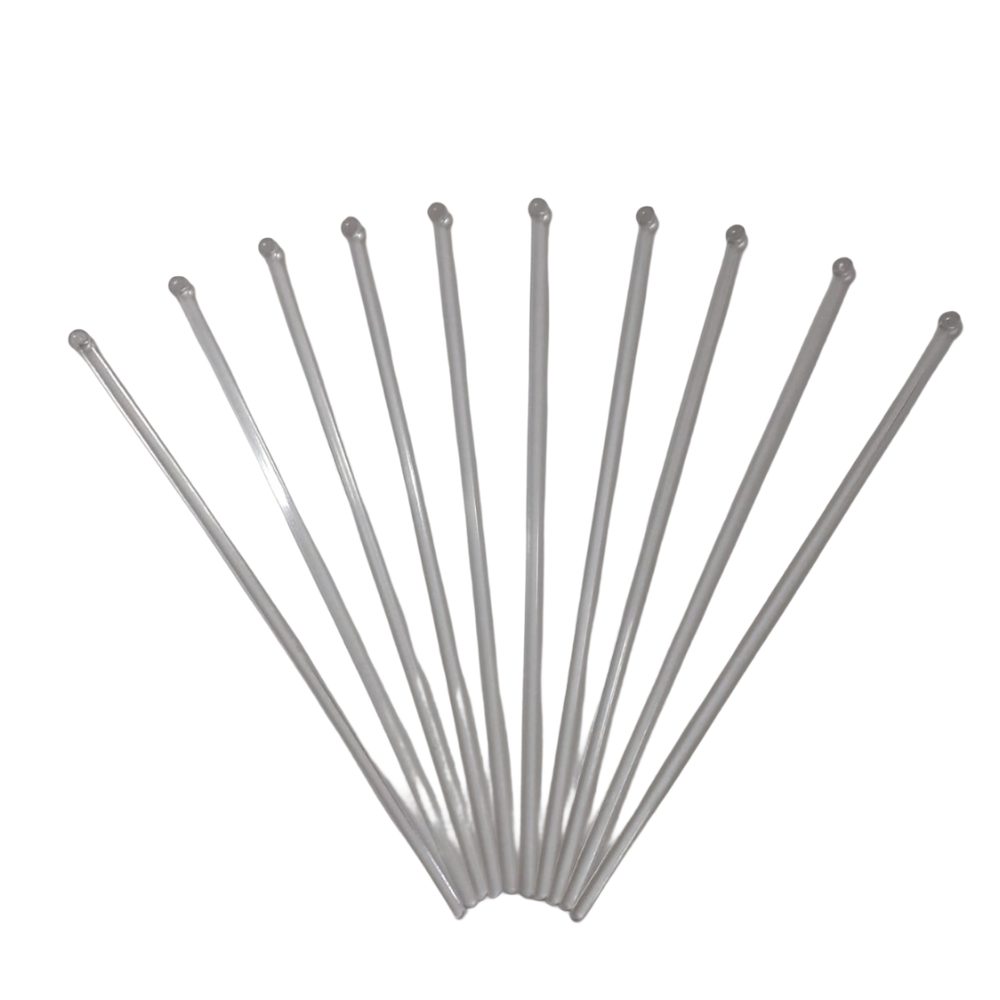 Long Plastic Cocktail Stirrers, 10 Pack