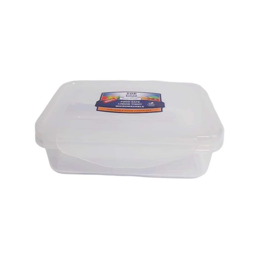 Clear rectangular food box 700ml