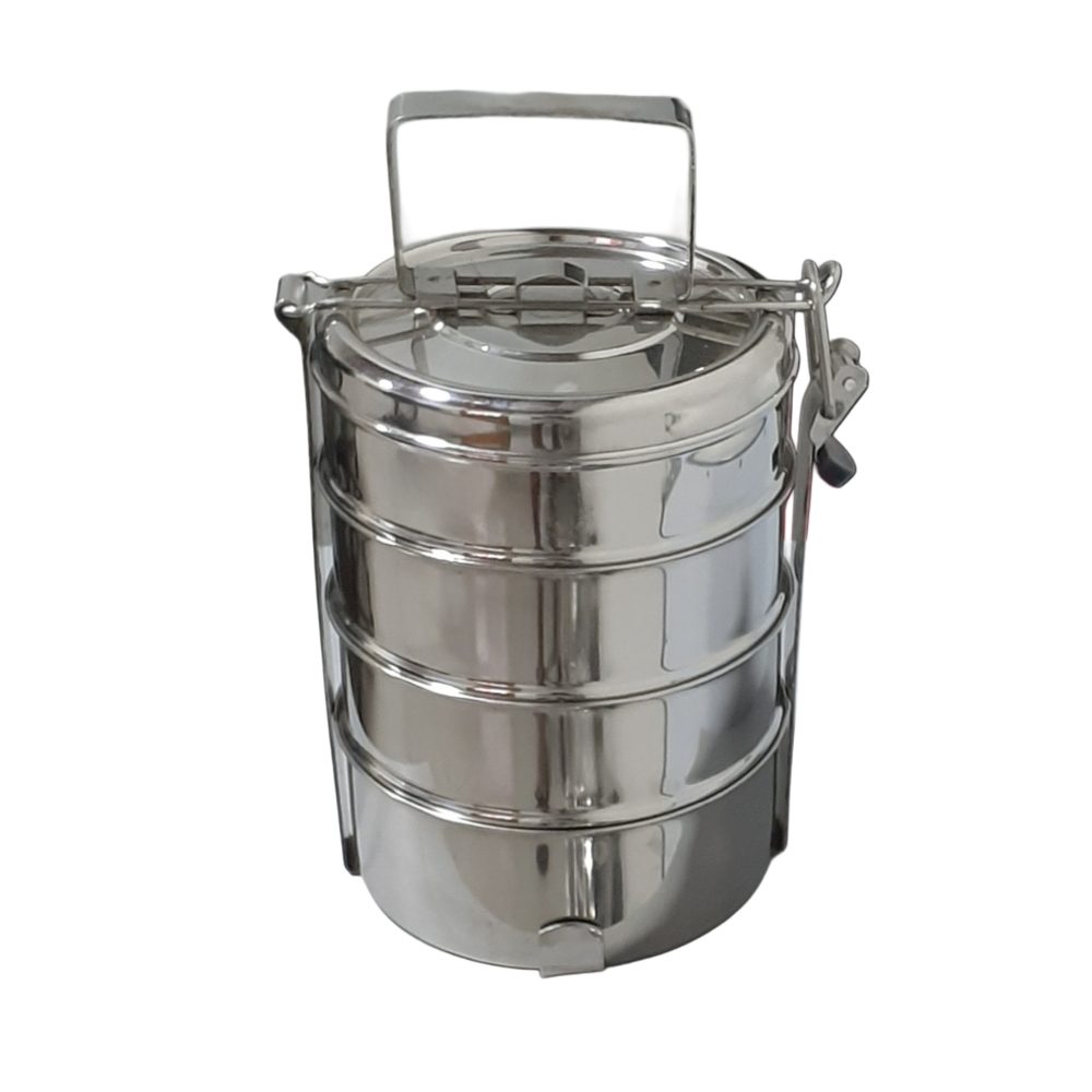 Stainless Steel 4-Tier Tiffin Carrier