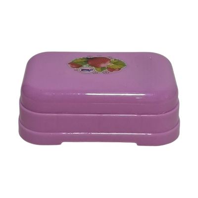 Plastic soap case with lid