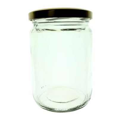 555ml Glass Jar With Metal Lid