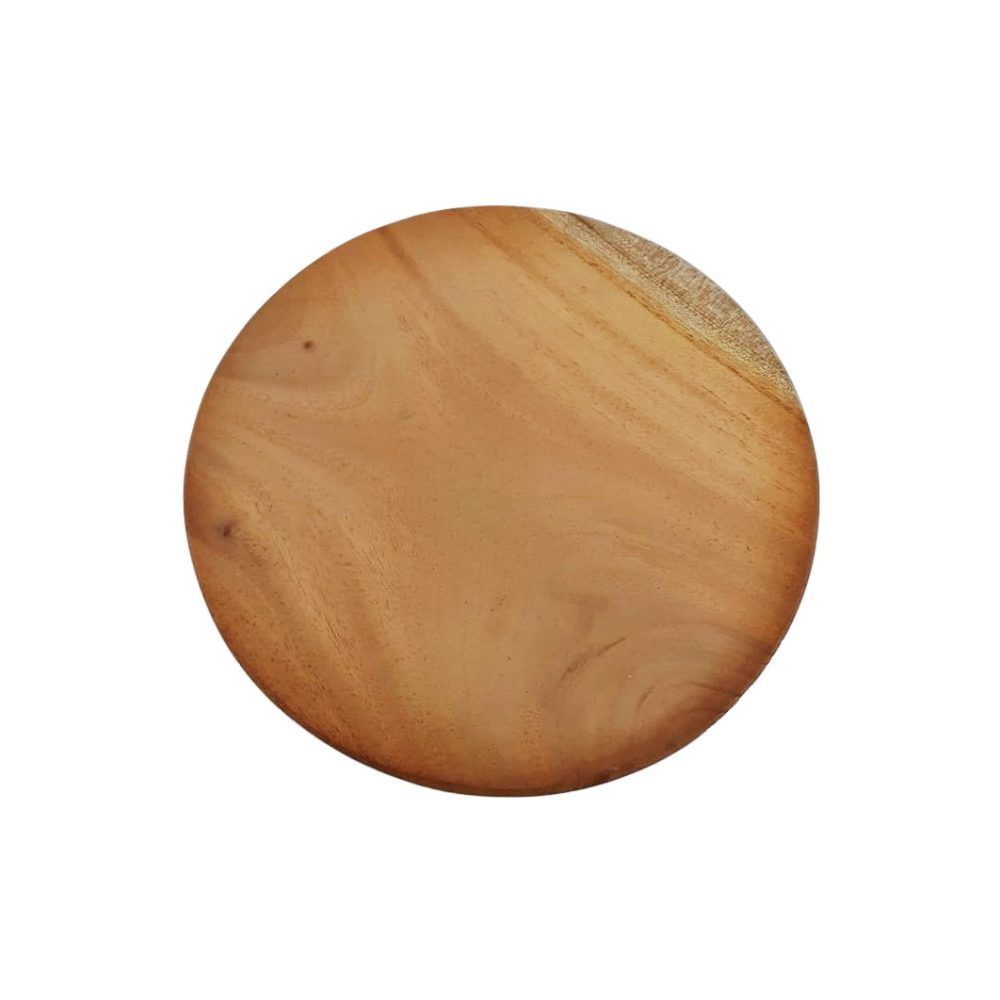 Small Round Mahogany Chopping Board