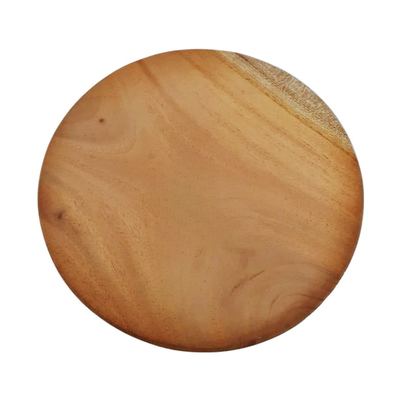 Small Round Mahogany Chopping Board
