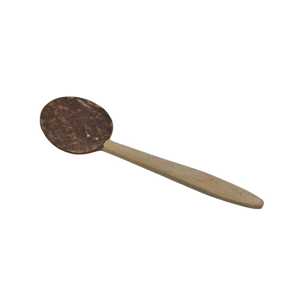 Small Coconut Shell Flat Ladle