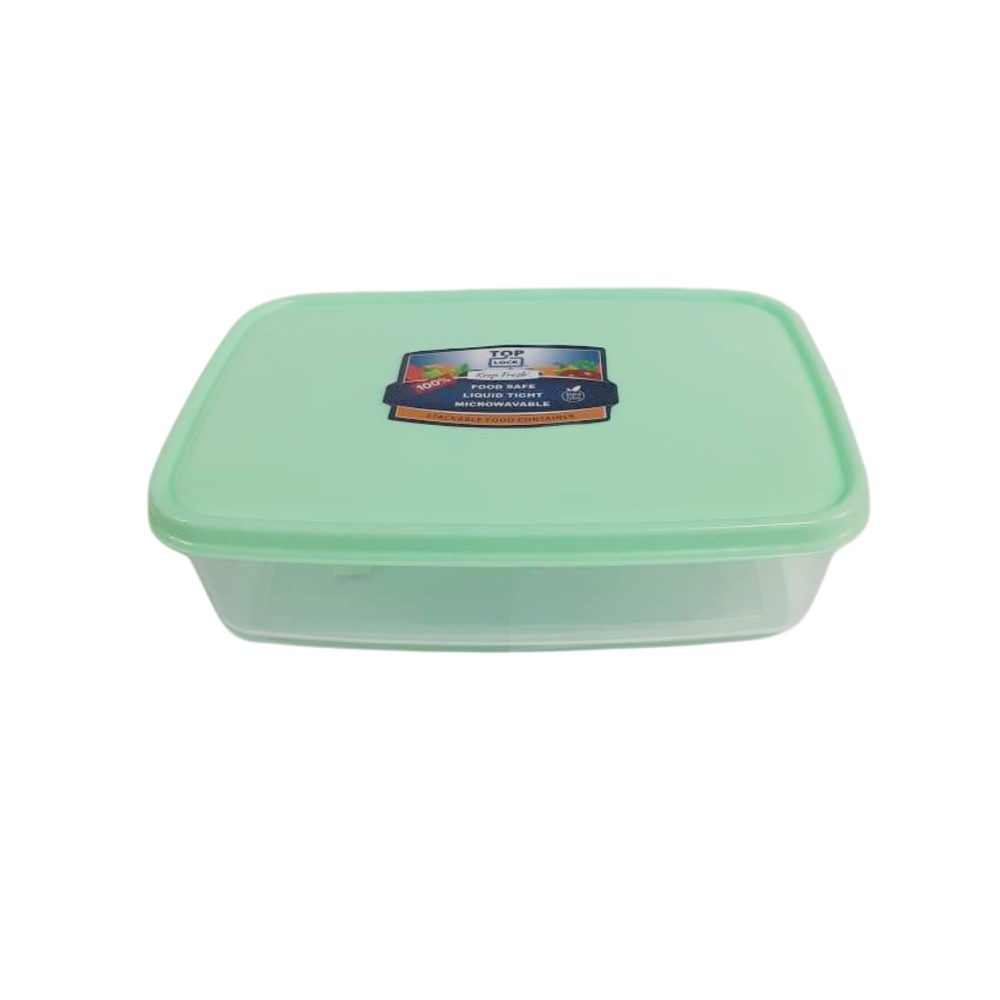 Rectangular plastic lunch box 1000ml