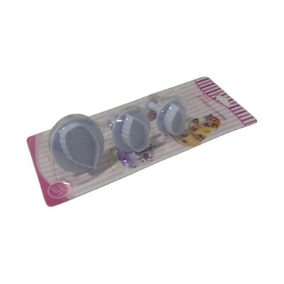 Rose Leaf Plunger Cutter Set, 3 Pieces
