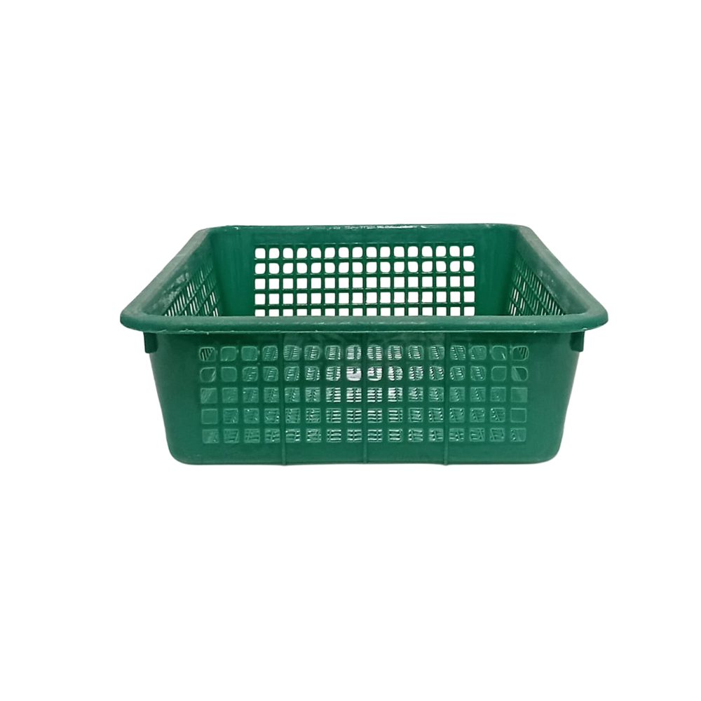 Large Square Plastic Vegetable Basket