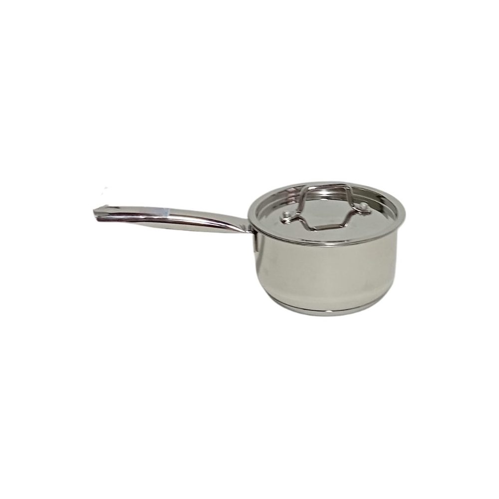 Stainless Steel Saucepan with Lid, 16cm