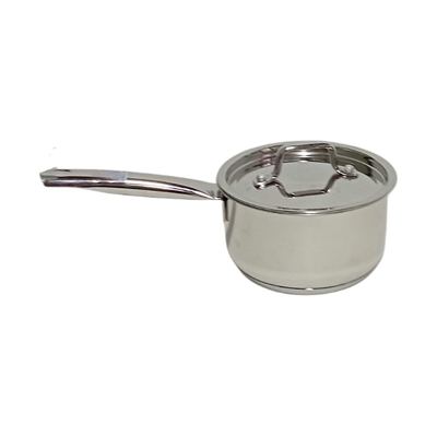 Stainless Steel Saucepan with Lid, 16cm