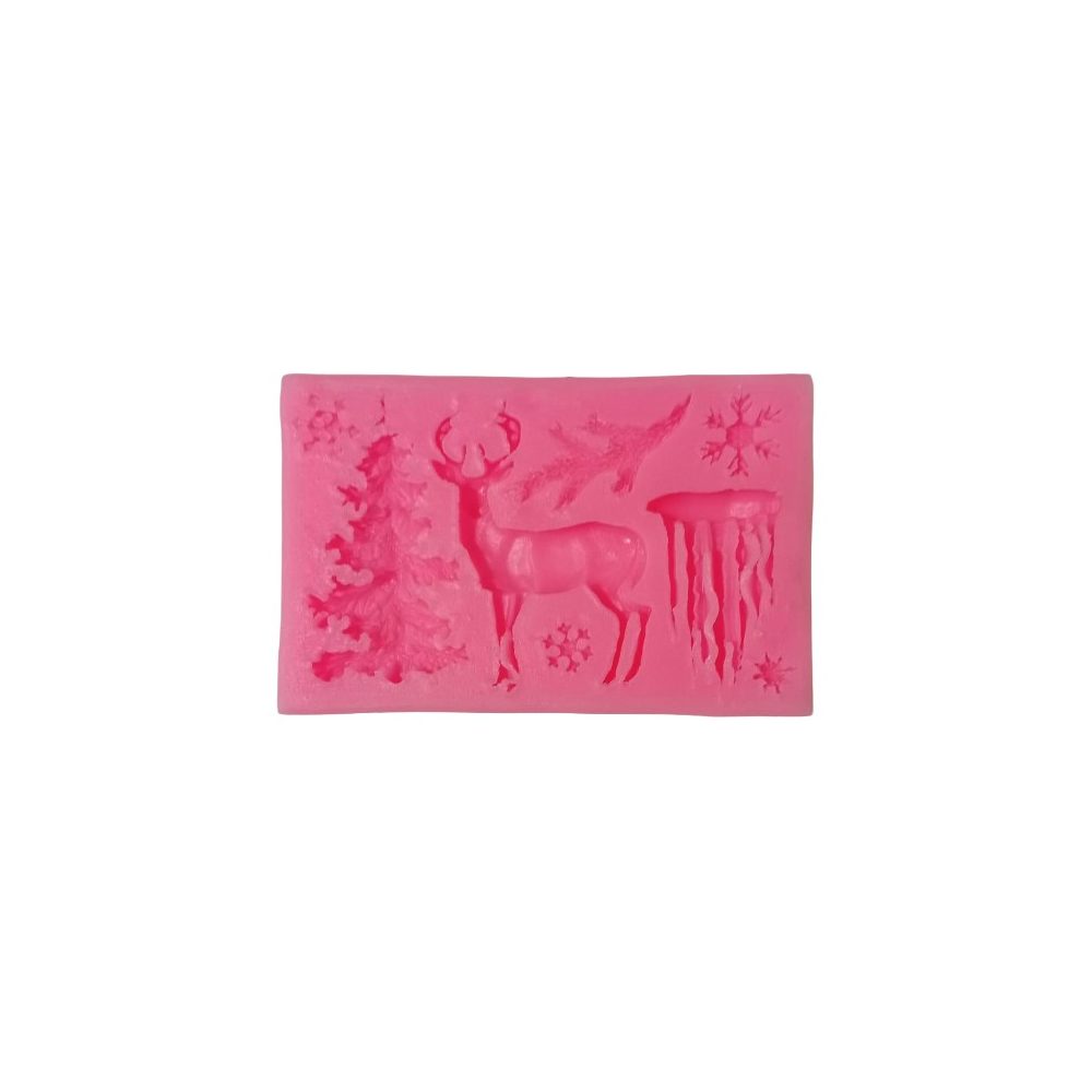 Silicone Christmas Fondant Mould