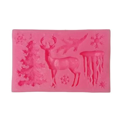 Silicone Christmas Fondant Mould