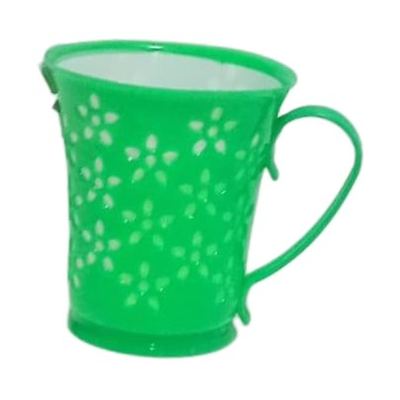 Flower Pattern Plastic Mug