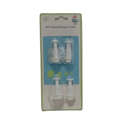 Round Plunger Cutter Set, 4 Pieces