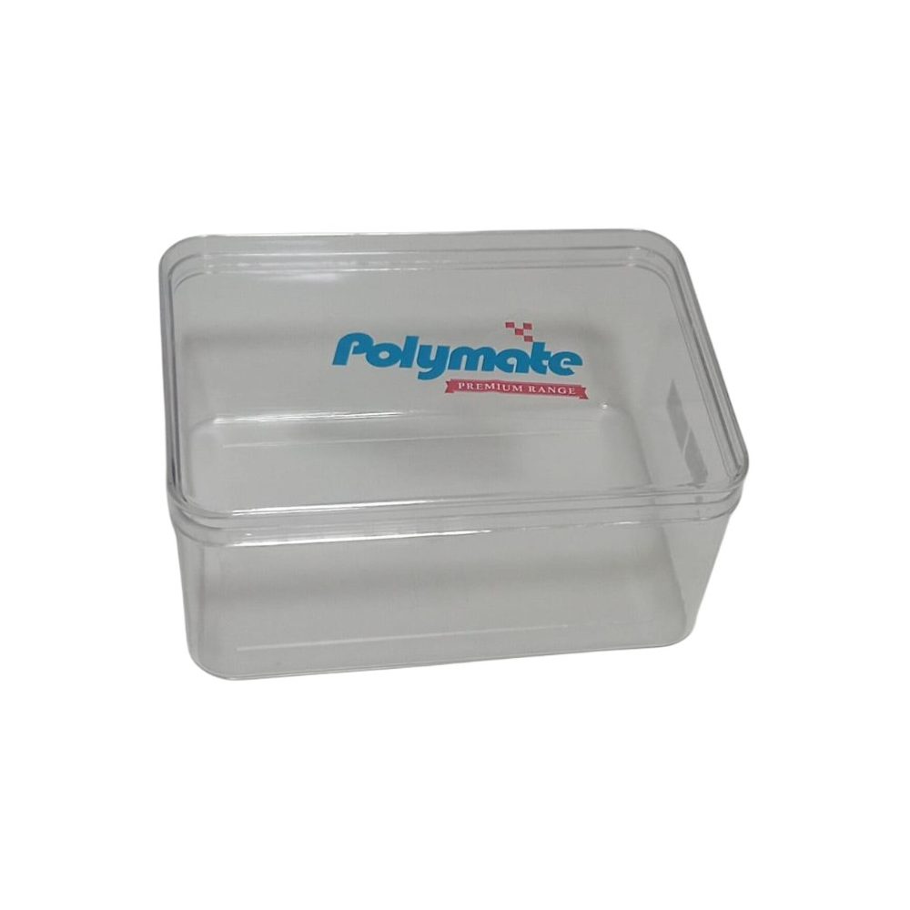 Clear Rectangular Crystal Storage Box