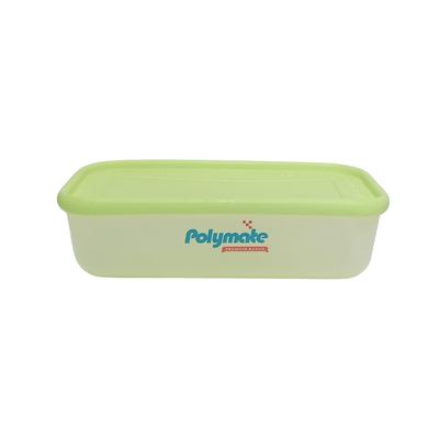 Rectangular Plastic Freezer Container With Lid