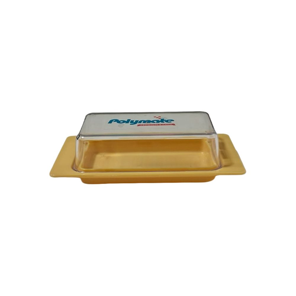 Plastic Butter Dish with Clear Lid