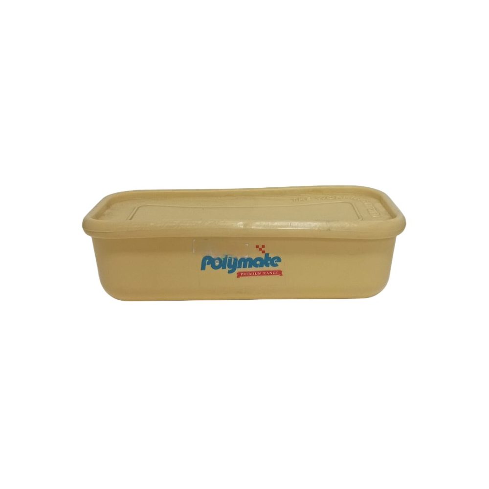 Rectangular Plastic Freezer Container With Lid
