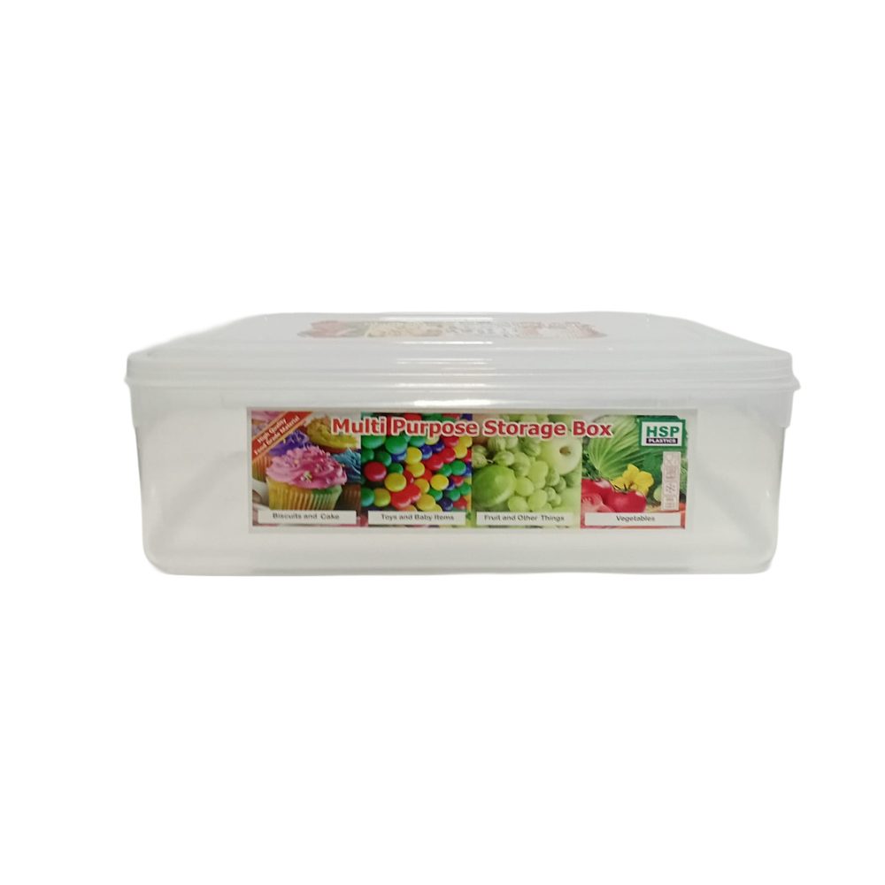 Clear Plastic Multi-Purpose Storage Box