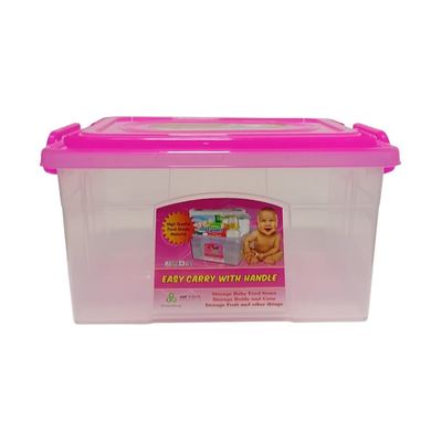 Clear Plastic Storage Box With Handle