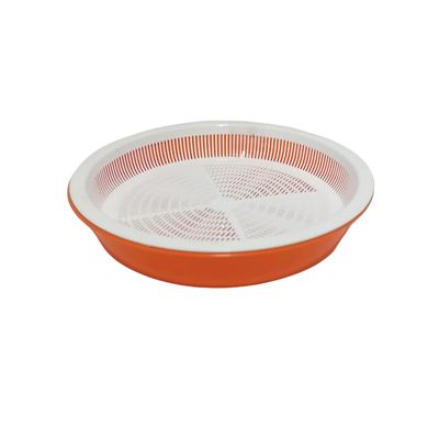 Round Plastic Strainer with Drip Tray